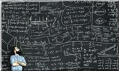 Bayes' theorem on the blackboard