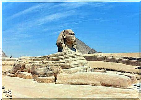 The charm of the sphinx of Giza.