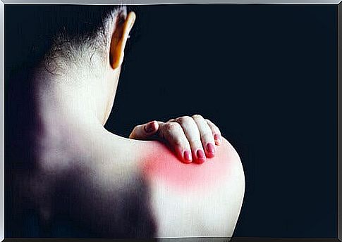 Woman with back pain