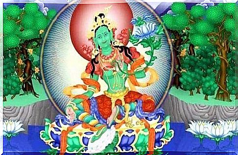 Green tara, cathartic mantra